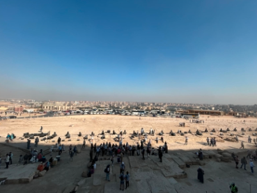 View from the Giza plateau